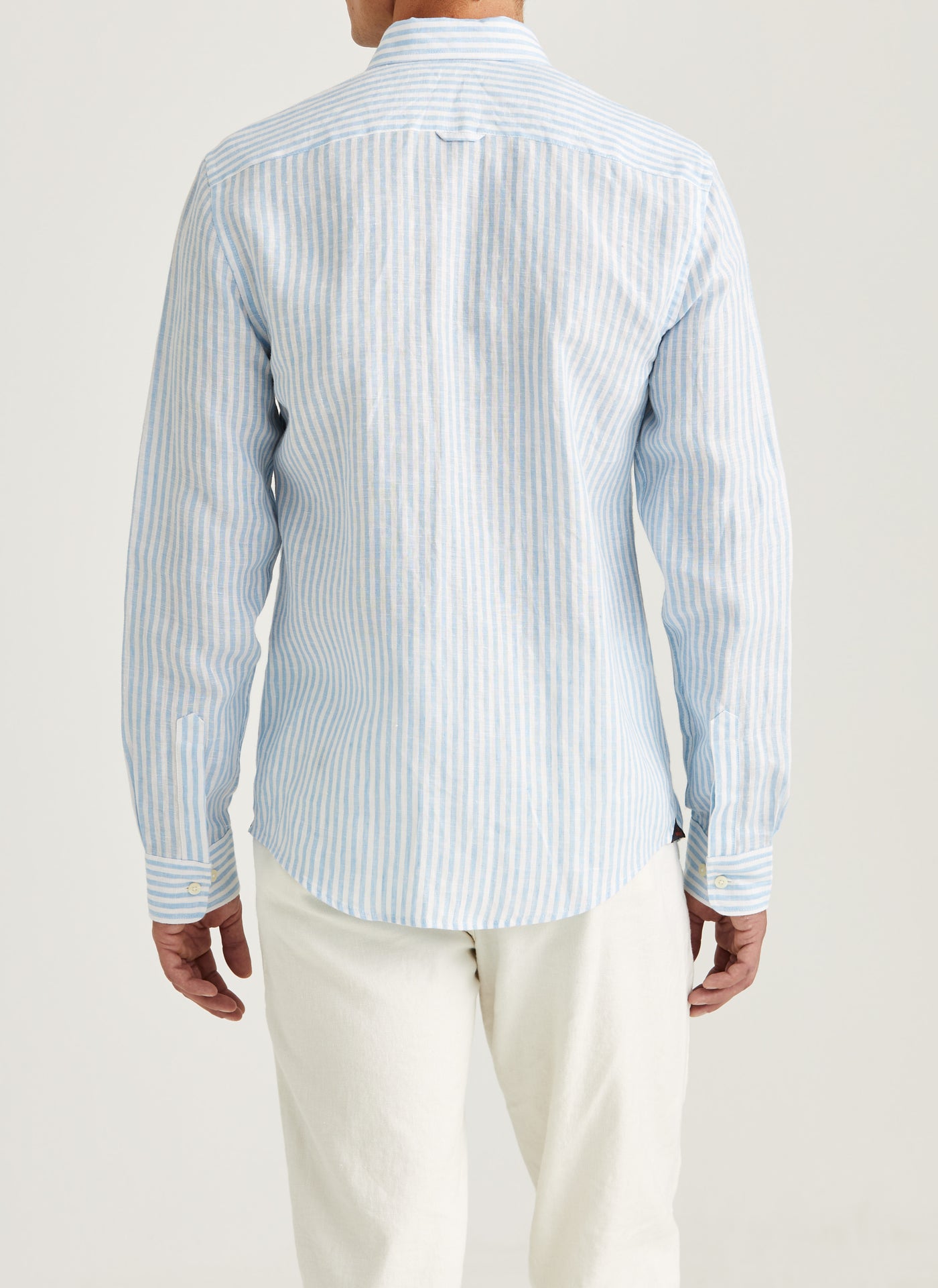 Douglas Linen Stripe Shirt Classic Fit