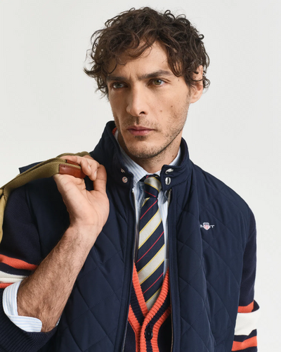 Quilted windcheater vest
