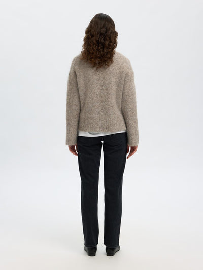 Slfgabriella Ls Knit High Neck
