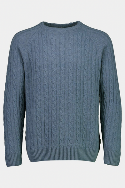 Lambswool reglan cable o-neck