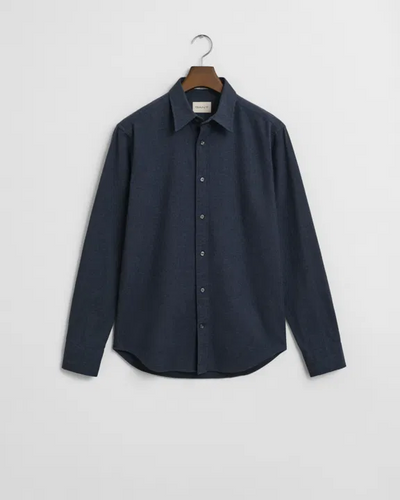 Reg flannel melange shirt