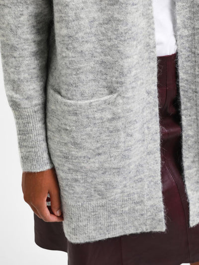 Slflulu new la knit long cardigan
