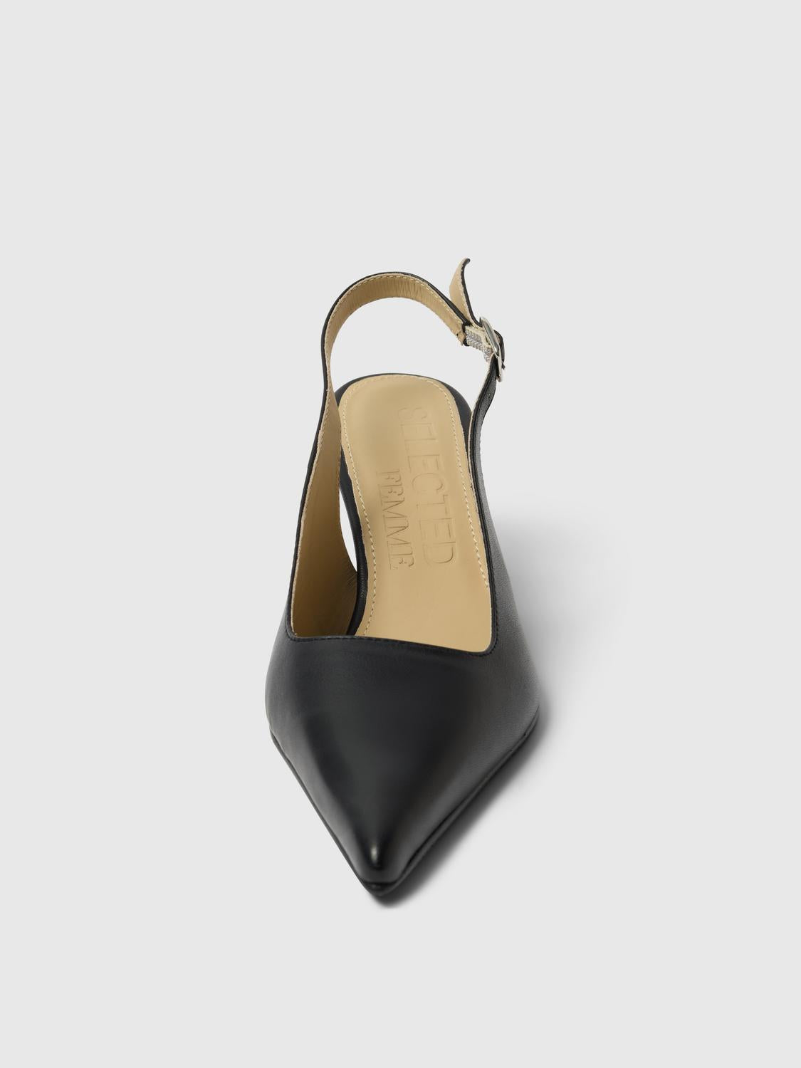 Slfisla Leather Pointy Slingback
