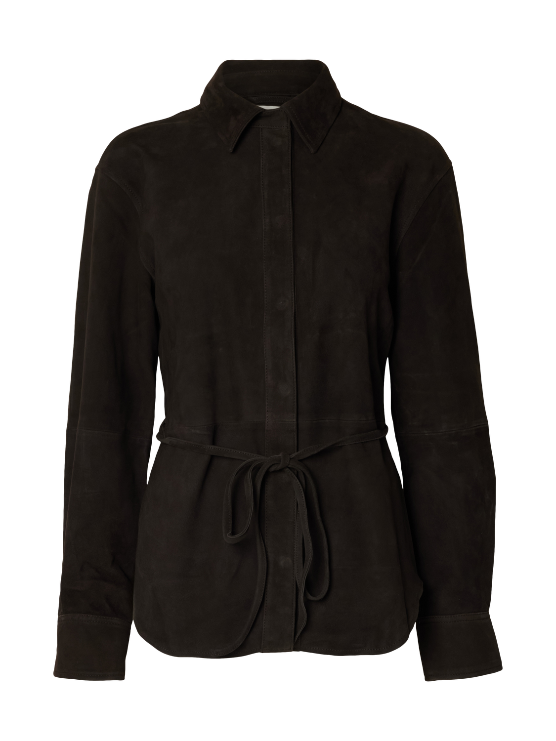 Slffia Ls Suede Shirt
