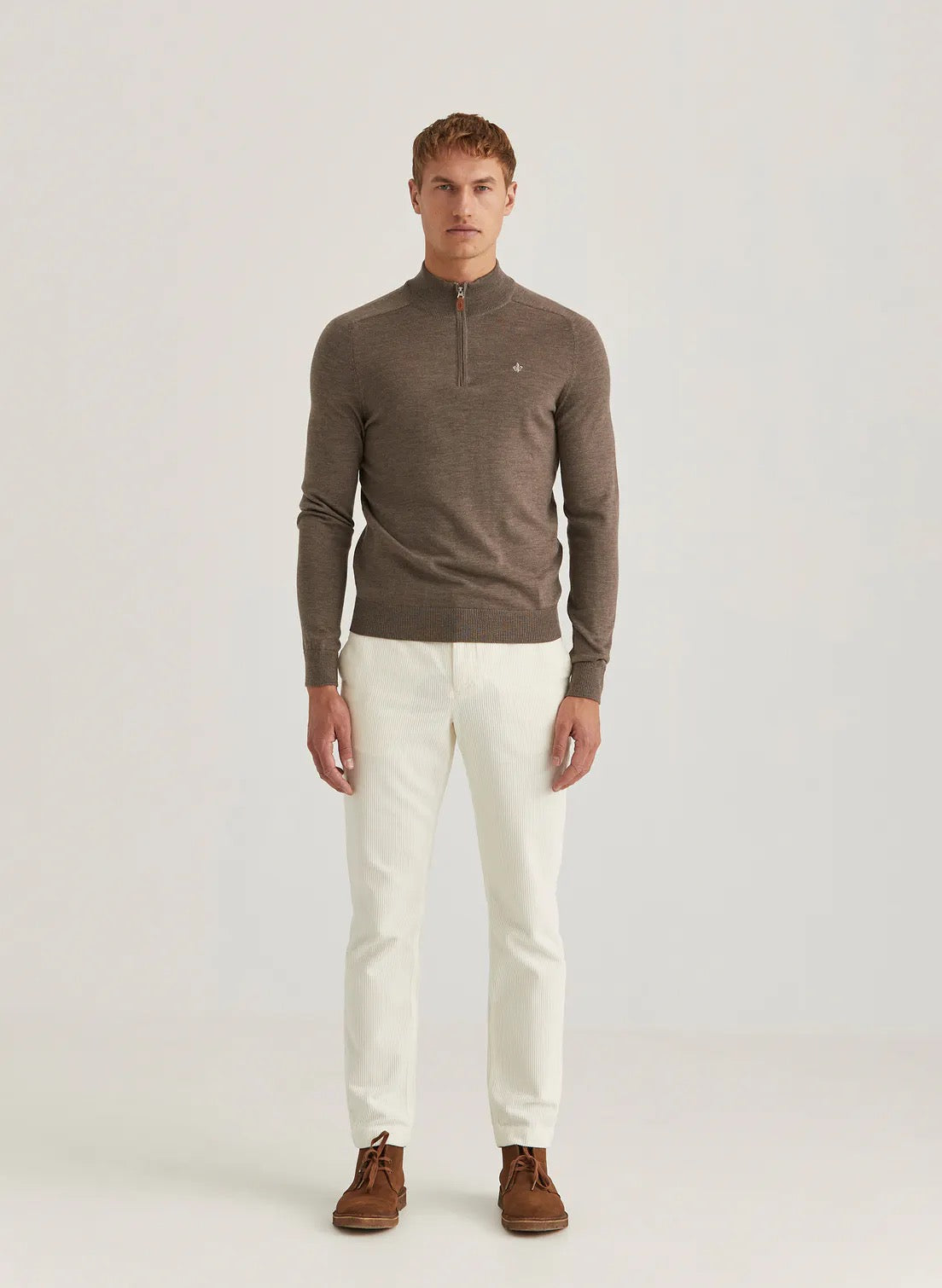 Merino John zip