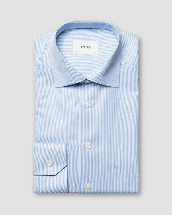 Fine Striped Signature Twill Shirt - Contemporary Fit