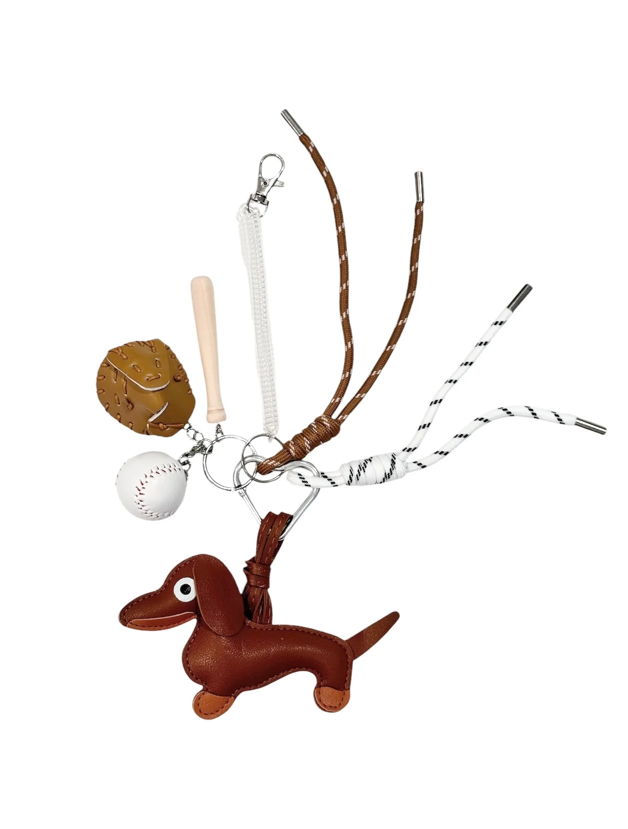 Dachs W/Baseball Bag Charm