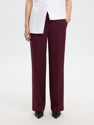 Slfrita Mw Wide Pant Mel