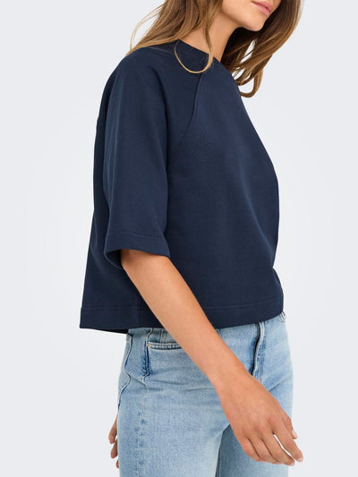 Onldasie 2/4 O-Neck Raglan Ub Cs Swt