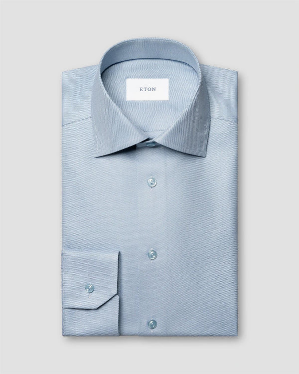 Semi Solid Signature Twill Shirt Slim fit