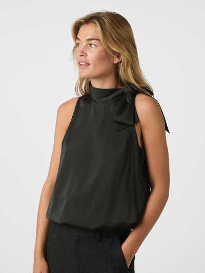 Veda Drapy Satin Top