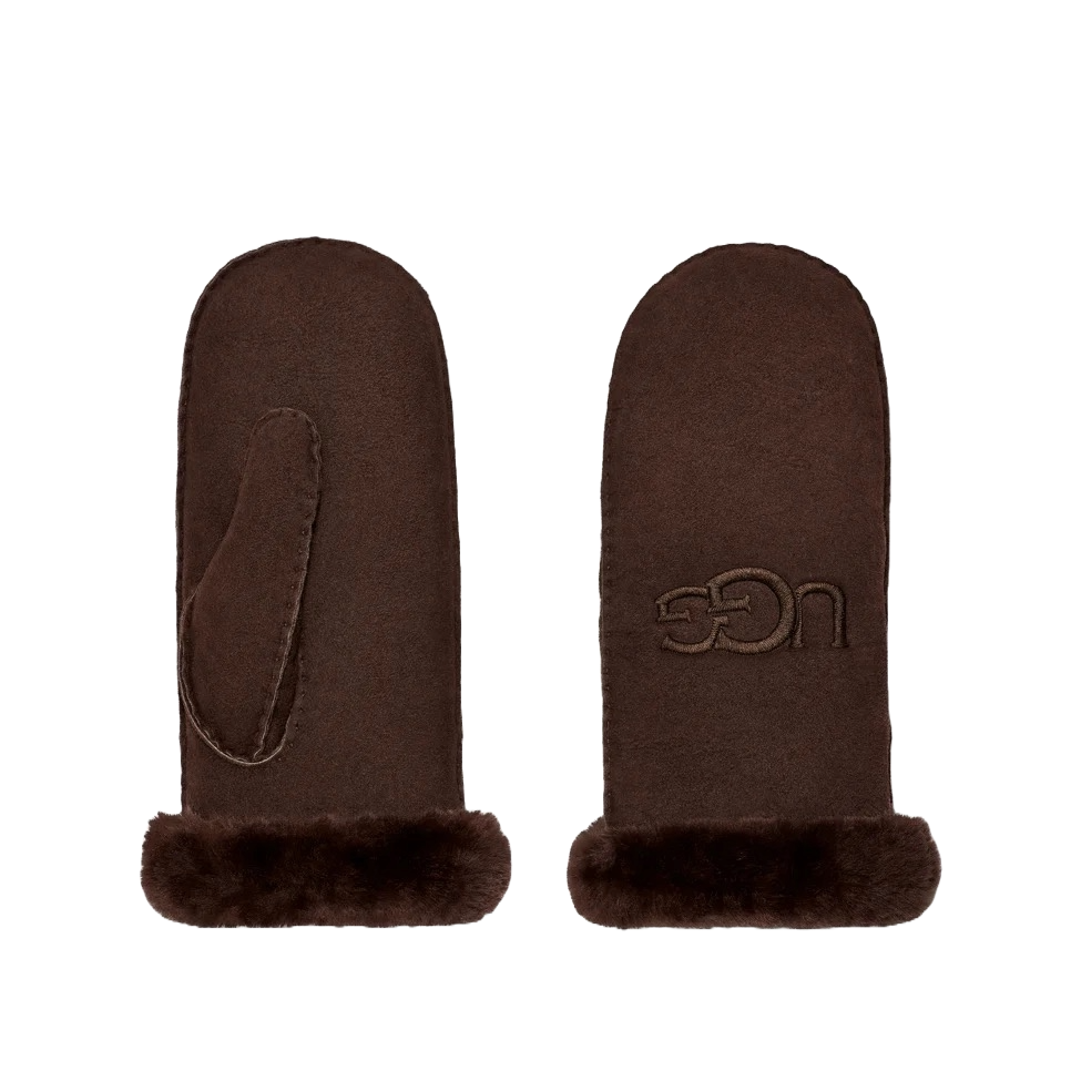 W Shearling UGG Embroider Mitten