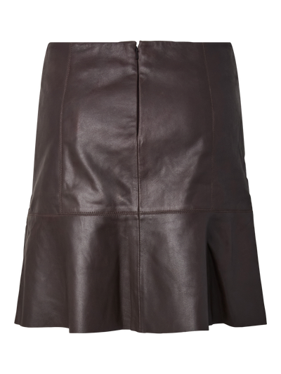 Yascolly Mw Naplon Leather Skirt