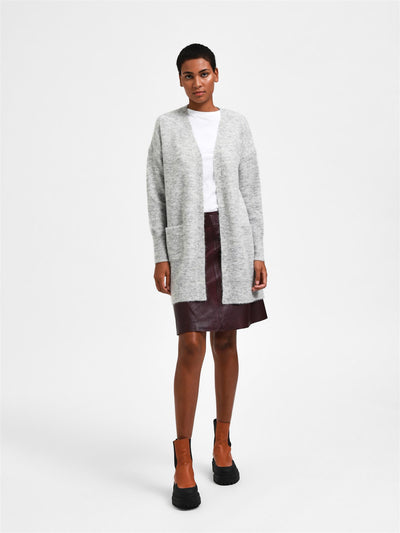 Slflulu new la knit long cardigan