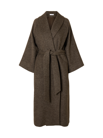 Slfida 7/8 Sleeve Wool Blend Coat