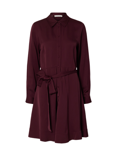 Slfpaola Regular Ls Short Shirt Dress B