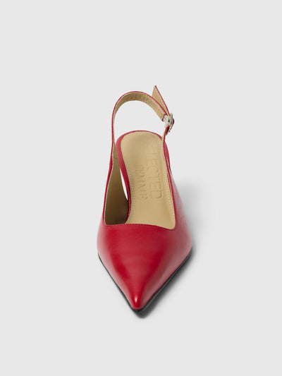 Slfisla Leather Pointy Slingback