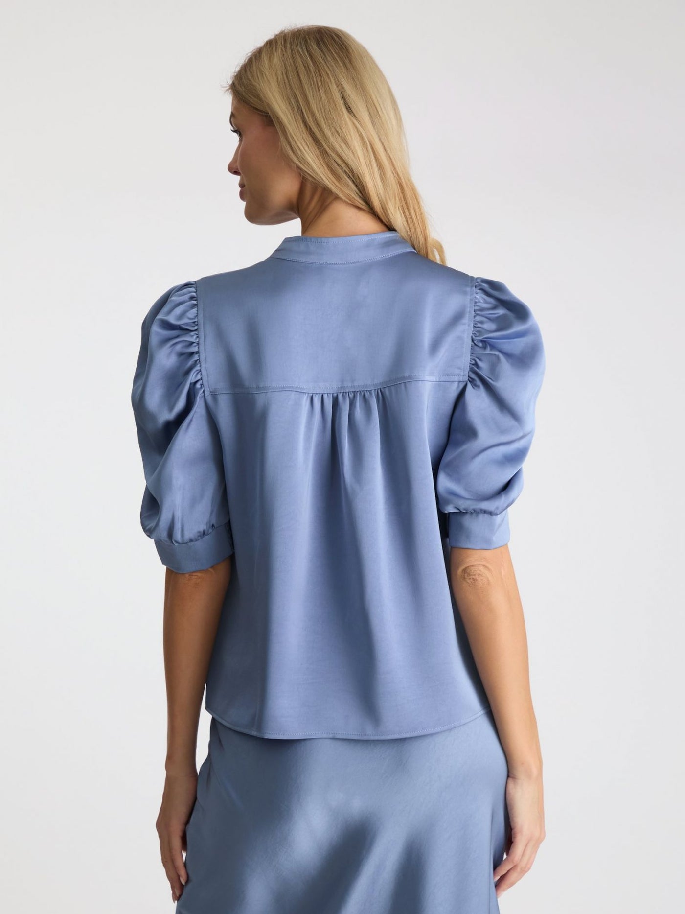 Roella heavy sateen blouse