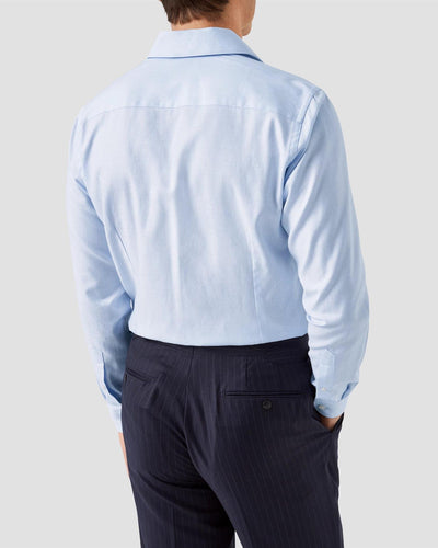 Melange Semi Solid Fine Twill Slim Fit