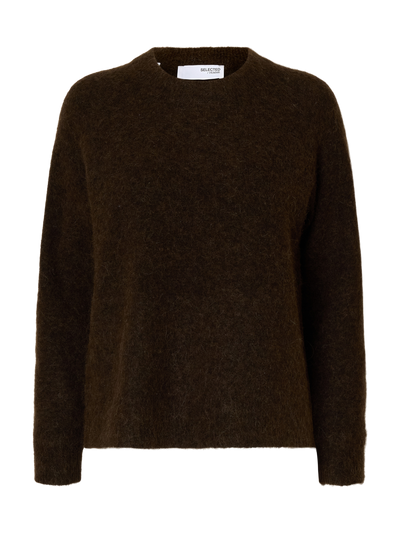 Slflulu Ls Knit O-Neck