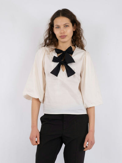 Lorreine poplin blouse