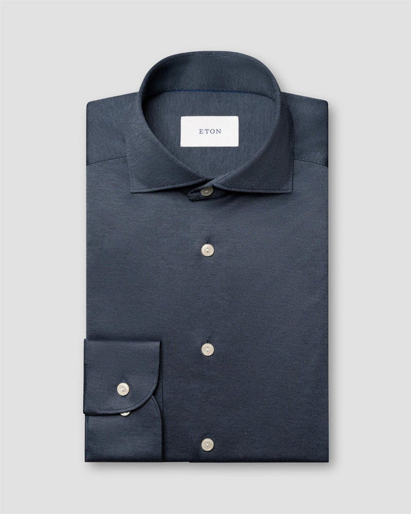 Filo di Scozia Knit Shirt Slim Fit