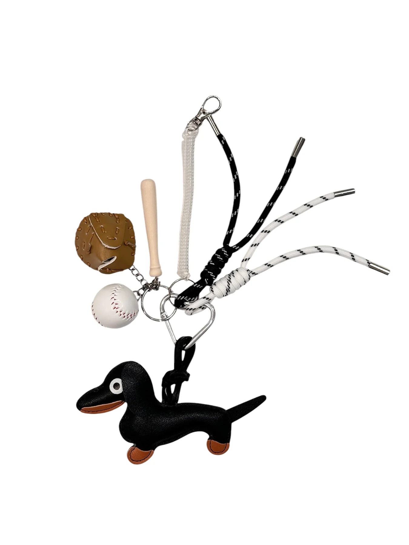 Dachs W/Baseball Bag Charm