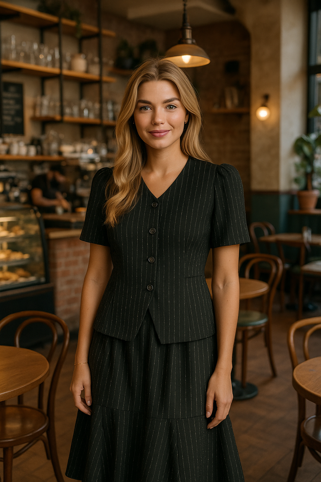Jules B Pinstripe Blouse