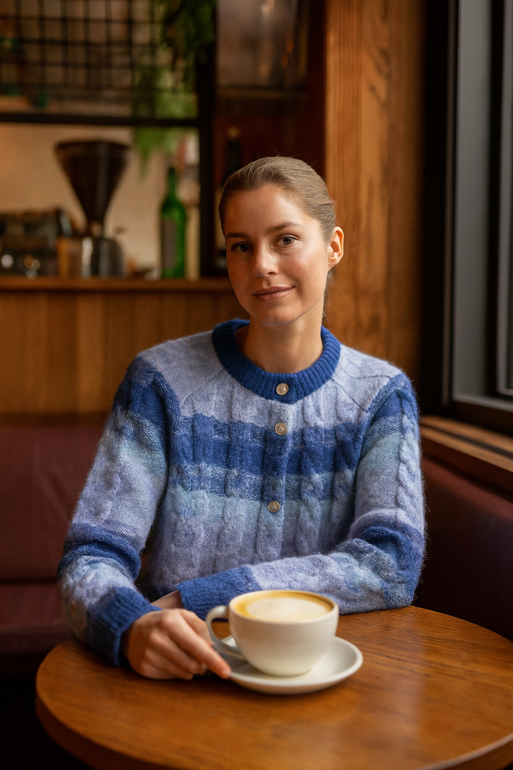 Yasmegano Ls Knit Short Cardigan S.