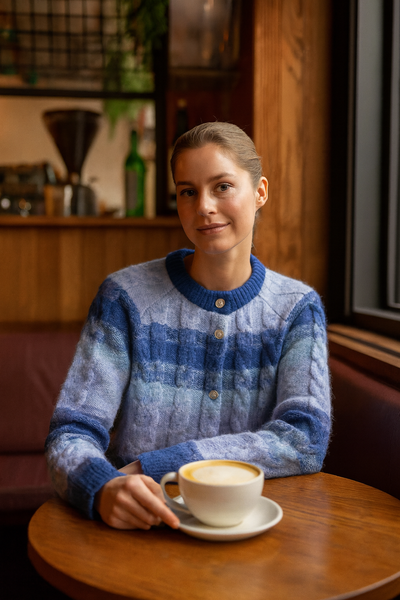 Yasmegano Ls Knit Short Cardigan S.