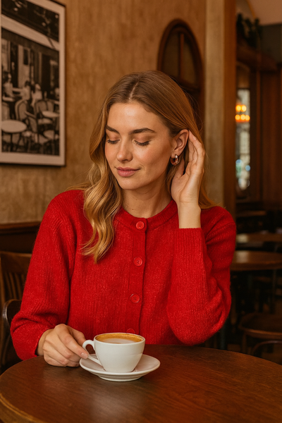 Slfsia Ras Ls Knit Cropped Cardigan