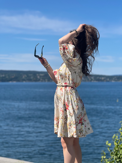 Viscose Belt Dress