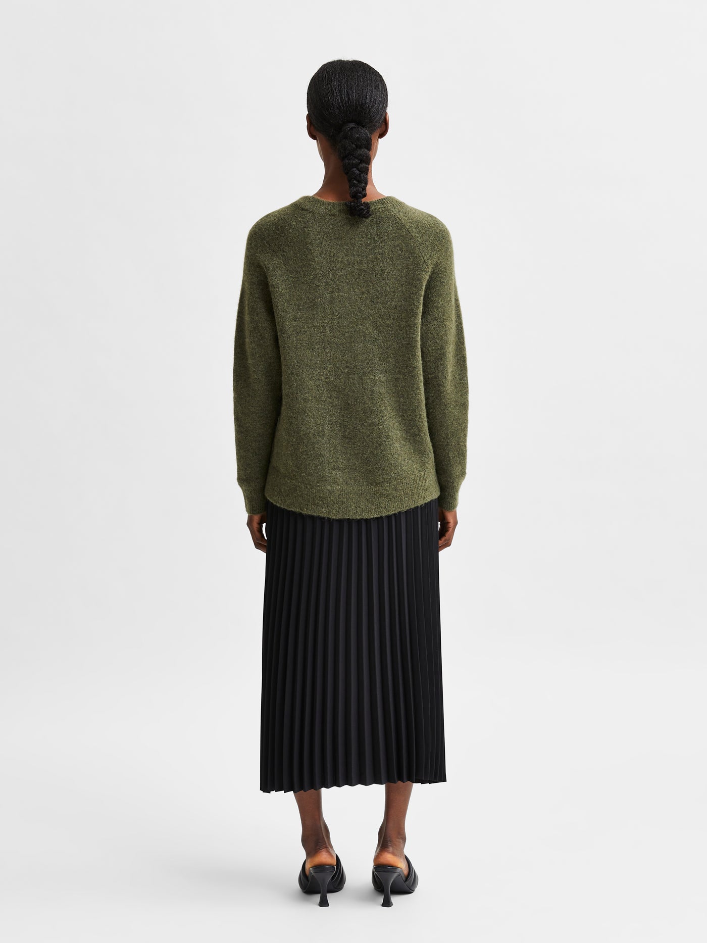 SLFLULU LS KNIT O-NECK B