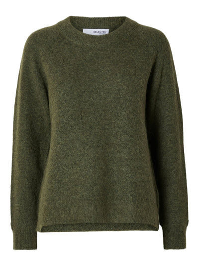 SLFLULU LS KNIT O-NECK B