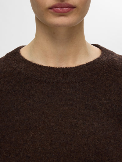 SLFLULU LS KNIT O-NECK B