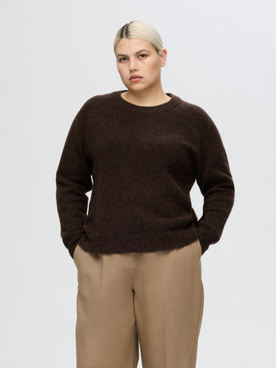 SLFLULU LS KNIT O-NECK B