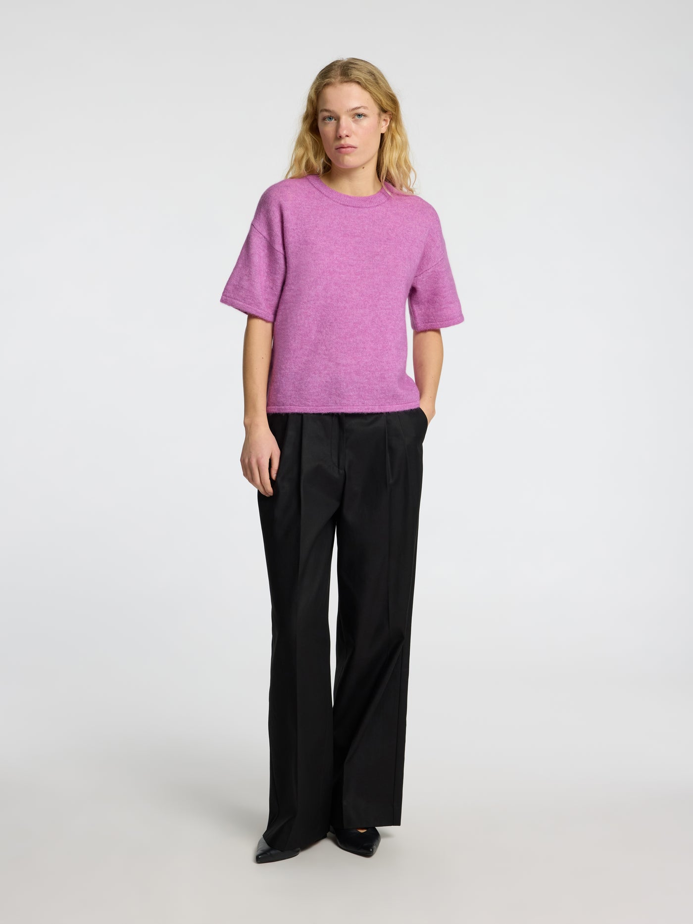 SLFMALINE-LILIANA 2/4 KNIT O-NECK