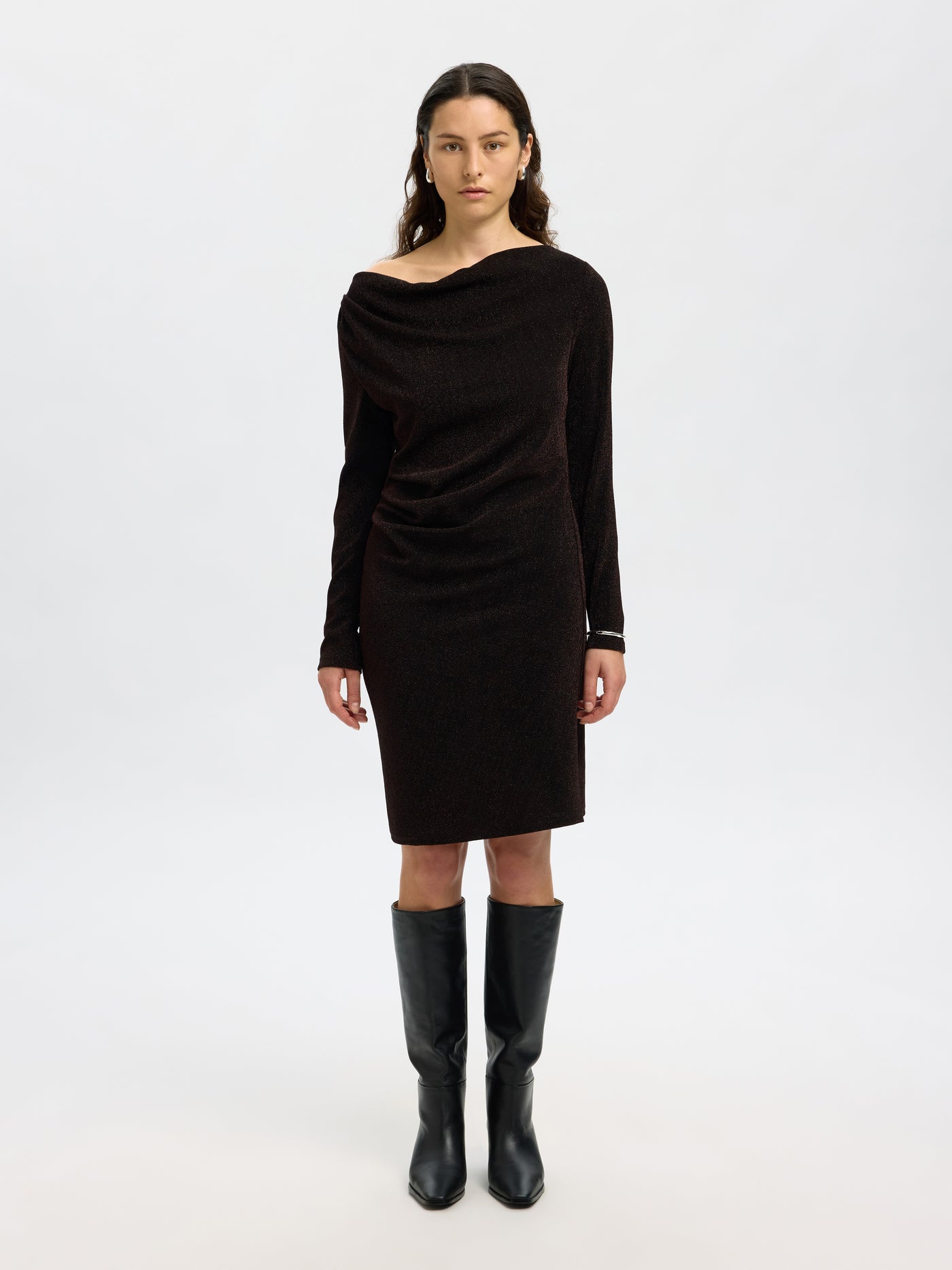 Slfanja Ls Slim Short Dress