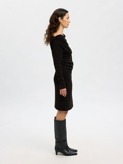 Slfanja Ls Slim Short Dress