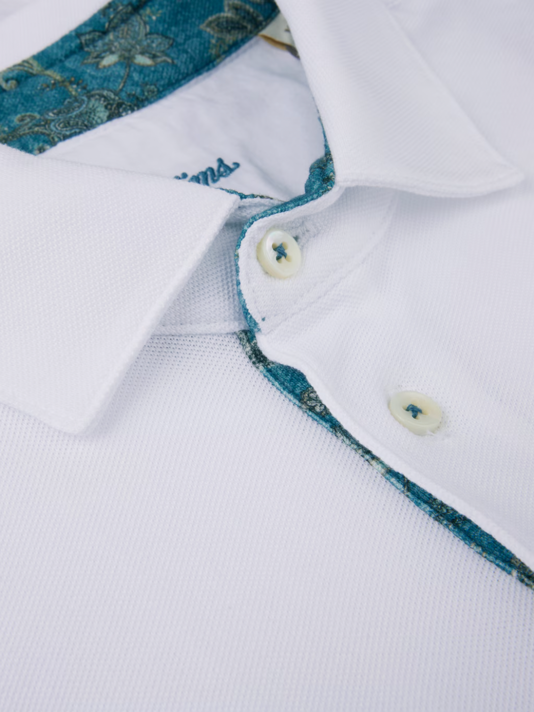 Polo shirt contrast Cotton pique