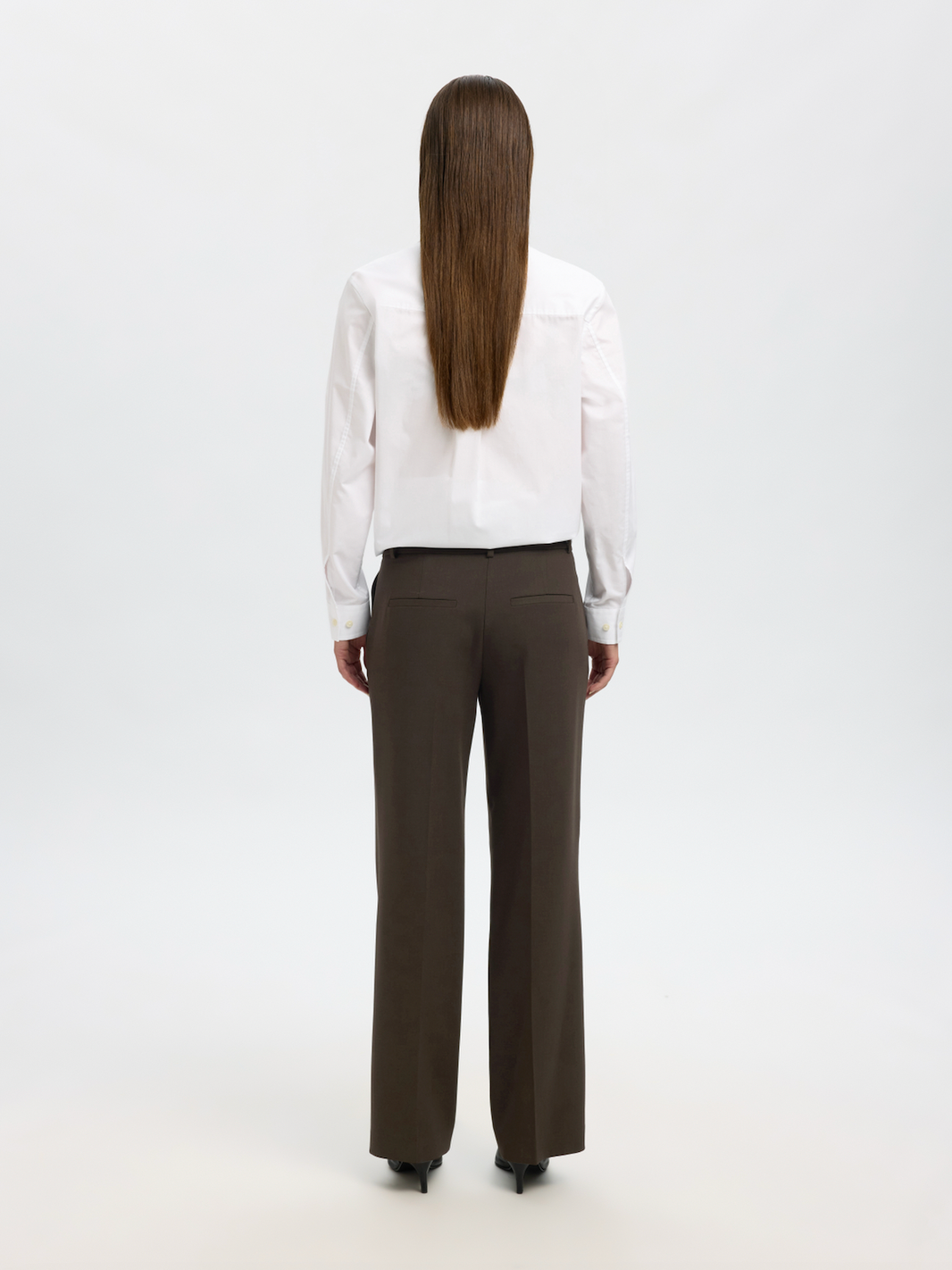 Slfrita Mw Wide Pant Mel