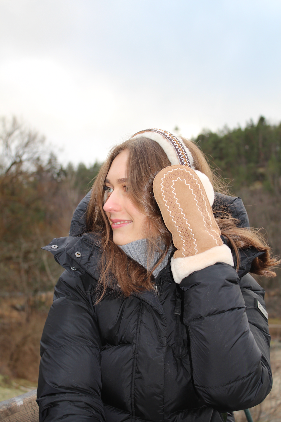 W Tasman Sheepskin Earmuff