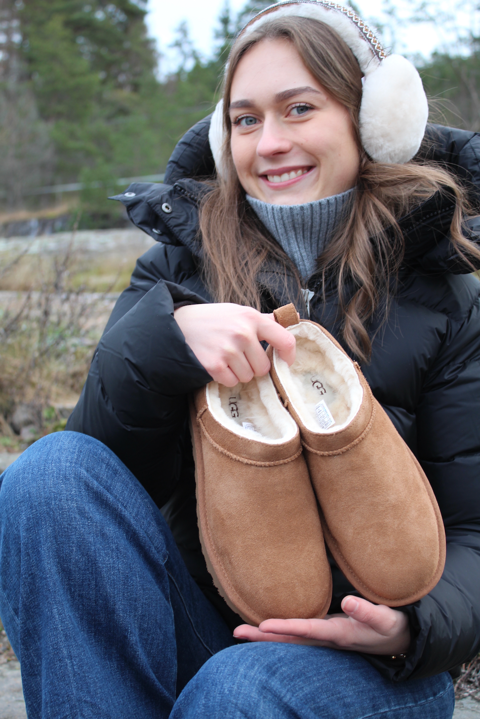 W Tasman Sheepskin Earmuff