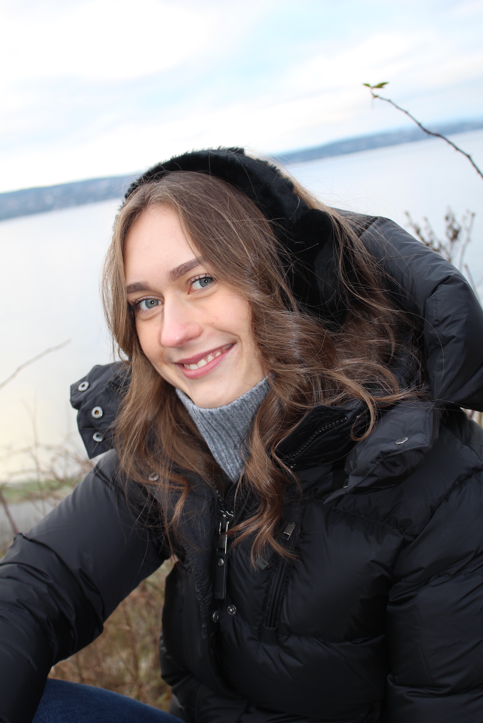 Women's Sheepskin Embroidery Earmuff