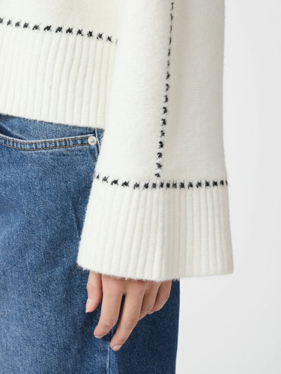 Roeme knit stitch blouse