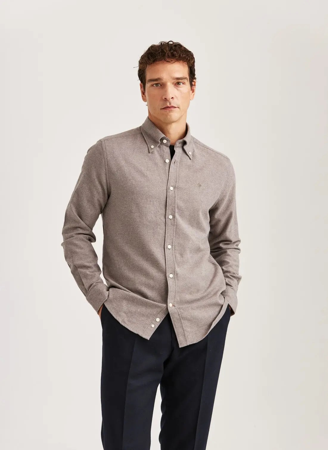Twill Flannel Shirt