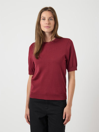 Yaslena Ss Knit Pullover