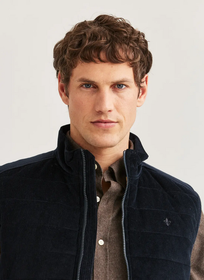 Ted Quilted Cord Vest