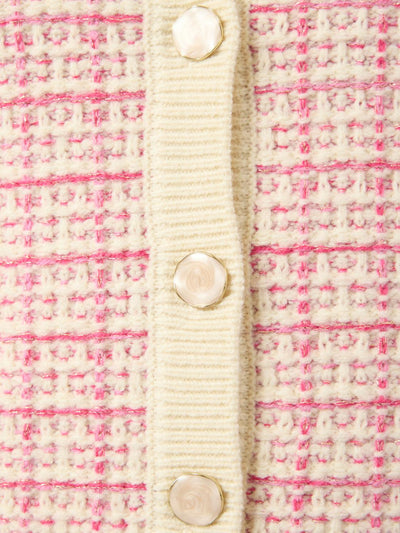Yaslivia Ls Short Knit Cardigan