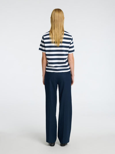 SLFESSENTIAL SS STRIPED BOXY TEE